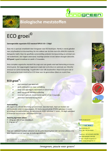 ECO groei - Natural Plastics
