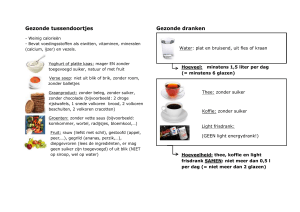 Gezonde tussendoortjes