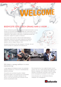Informatie Bodycote in Nederland