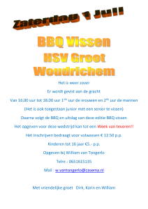 BBQ vissen - HSV Groot Woudrichem