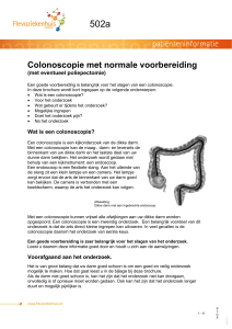 pdf Colonoscopie met normale voorbereiding