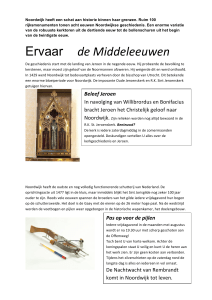 Ervaar de Middeleeuwen - De Oude Dorpskern Noordwijk