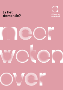Is het dementie? - Netwerk Dementie Groningen