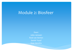 Module 2: Biosfeer