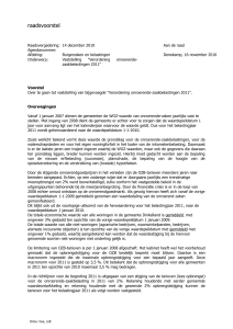 Raadsvoorstel - bestuursweb.nl