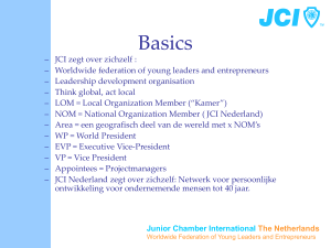 Internationaal - JCI Nederland
