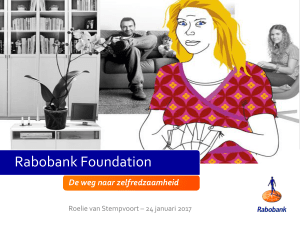 Rabobank Foundation - Sociaal Werk Nederland