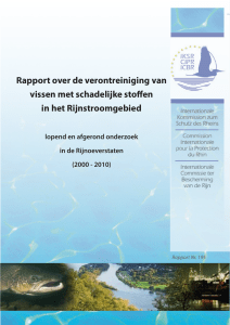 Rapport over de verontreiniging van vissen met schadelijke stoffen