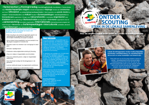 ontdek scouting - Scouting Nederland