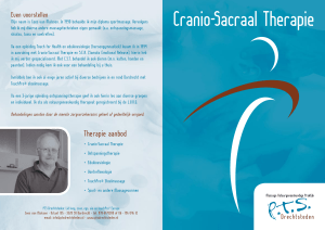 Cranio-Sacraal Therapie