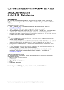 Art.3.44 Digitalisering - aanvraagformulier BIS