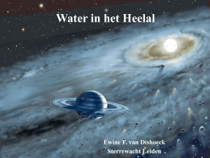 Water? - Leiden Observatory