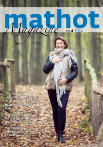 Magazine nr 4 2014 - Mathot Medische Speciaalzaken