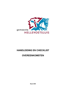 handleiding en checklists