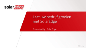Laat uw bedrijf groeien met SolarEdge