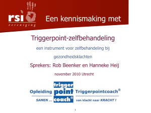 Workshop Kennismaking TriggerPoints door - RSI