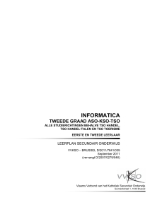 informatica - VVKSO - ICT