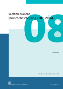 Reclamebranche (Branchebeschrijving 2000–2006) s07nche