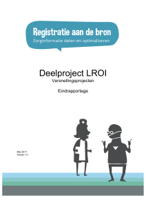 Deelproject LROI - Registratie aan de bron