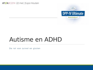 Autisme en ADHD - Voedingsgeneeskunde