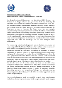Persbericht van het CODA en het FAVV. Eerste vaststelling van het