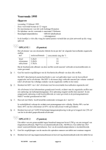Voorronde 1995 - Scheikundeolympiade