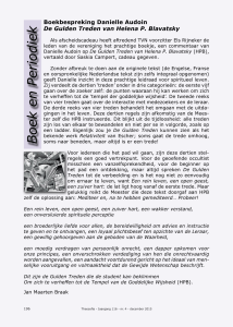 Boek en Periodiek - Theosofische Vereniging in Nederland