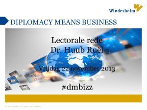 Lectorale rede Dr. Huub Ruël #dmbizz