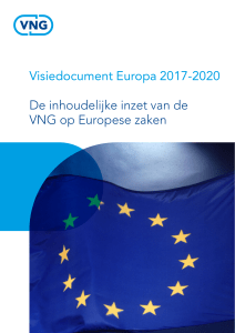 Visiedocument Europa 2017-2020 De inhoudelijke inzet van