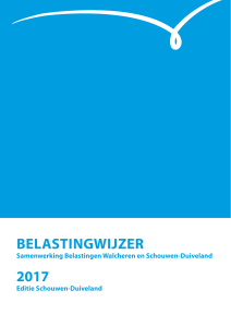 Belastingwijzer 2017 - Gemeente Middelburg