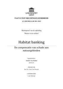 Habitat banking