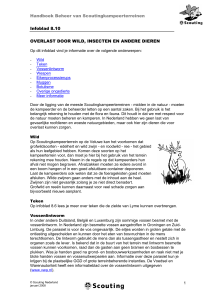 Handboek Beheer van Scoutingkampeerterreinen Infoblad 8.10