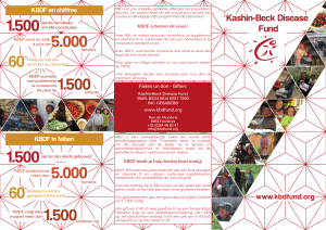 Kashin-Beck Disease Fund