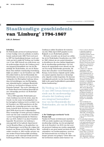 Staatkundige geschiedenis van `Limburg` 1794-1867