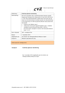 Continue glucose monitoring