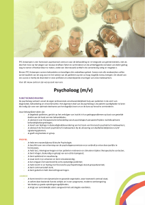 Psycholoog - fpc Antwerpen