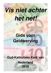 Gids voor Geldwerving - De Oud-Katholieke Kerk van Nederland