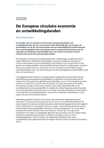 De Europese circulaire economie en ontwikkelingslanden