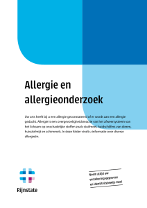 Allergie en allergieonderzoek