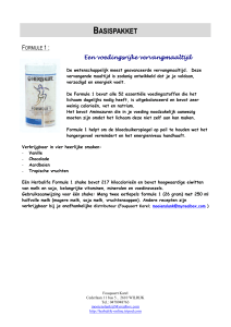 Basis pakket - Herbalife-online