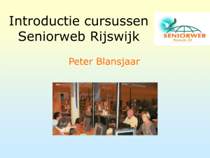 Introductie 3OBR-cursussen