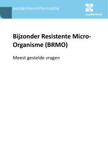 Bijzonder Resistente Micro-Organisme (BRMO)