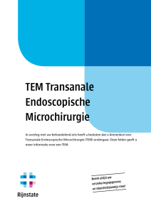 TEM Transanale Endoscopische Microchirurgie