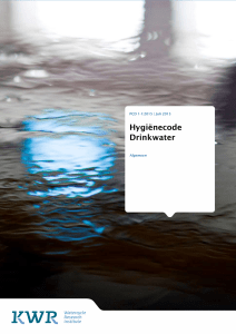 Hygiënecode Drinkwater - Waterbedrijf Groningen