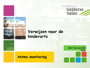 Monitoring van astma bij kinderen