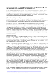 Brief van 11 april 2017 over toezeggingen gedaan tijdens het