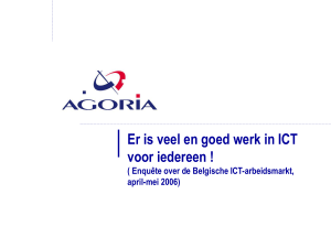 De Belgische ICT-arbeidsmarkt