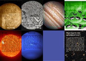De zon Mercurius Marsmannetjes Jupiter Miranda