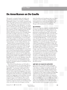 De Amerikanen en De Gaulle