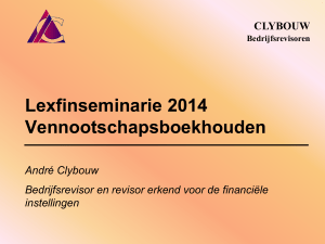 Proeve tot toepassing van IAS/IFRS in de Belgische
